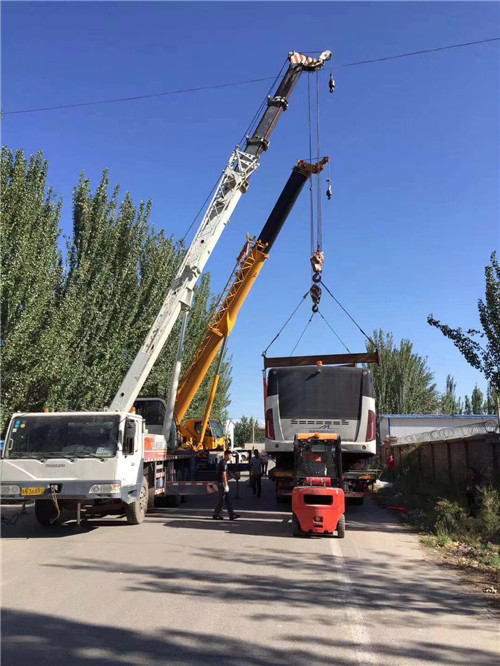 颍东区港口集装箱搬运案例